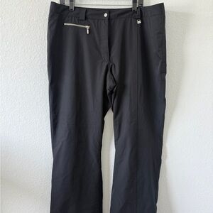 NILS Black Straight Leg Pants for ski Wear